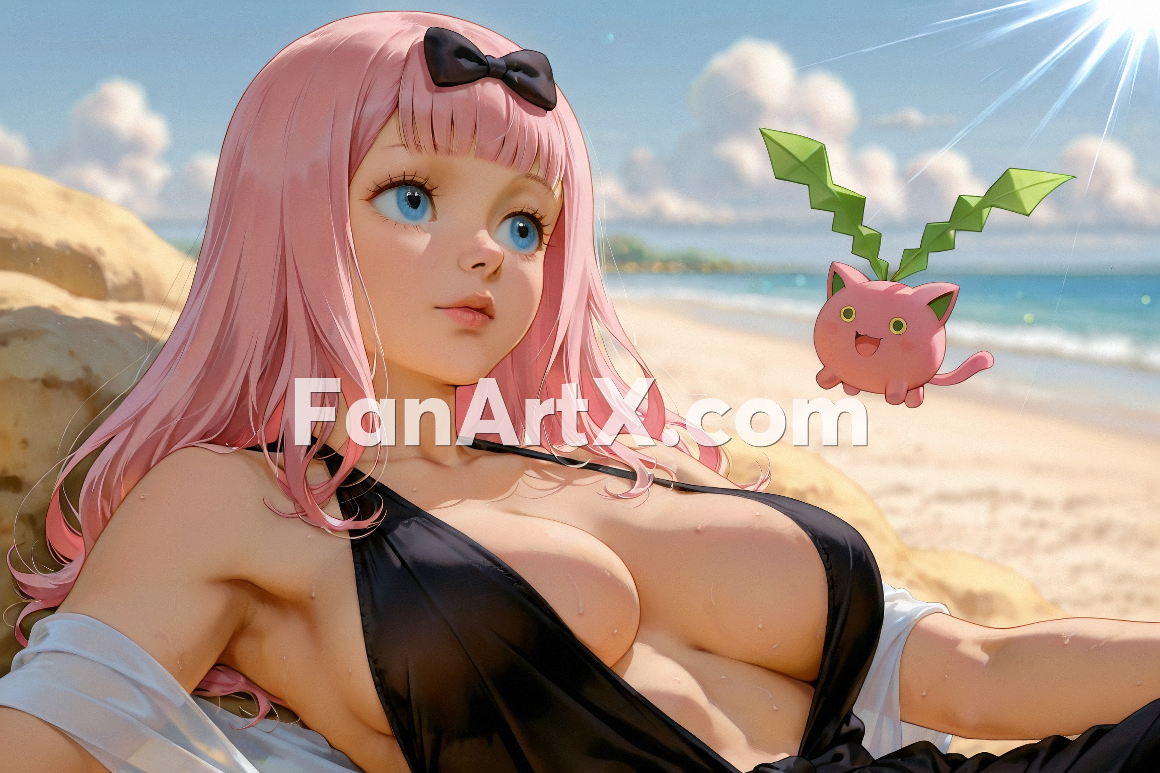 Chika Fujiwara fanart - kaguya sama love is war character 1393767